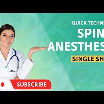 Quick Spinal Anesthesia (Single shot technique )