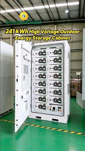 🔋241 kWh High Voltage Outdoor Energy Storage Cabinet