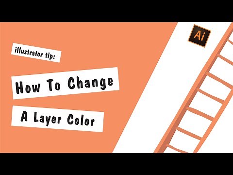 How to Change A Layer Color in Illustrator