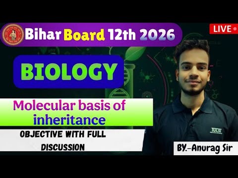 CLASS 12 (BIOLOGY) Molecular basis of inheritance (OBJECTIVE)