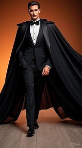 Mens Floor Length Wedding Cloak Suit, Handmade Shawl , Gothic Formal Wear, Groom Attire, Renaissance Costume, Fantasy Groom, Gala Cape Suit - Etsy