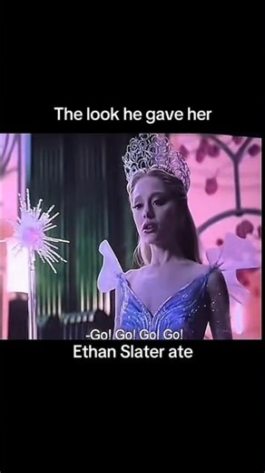he's is glared is Glinda was TERRIFYING! 😭 #wicked #wickedforgood #galinda #elphaba