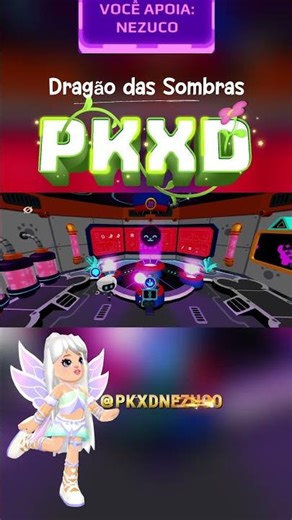 DRAGÃO DAS SOMBRAS PET NOVO E RARÍSSIMO NO PK XD !