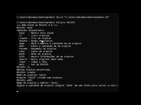 UPDATE1 | mostrando o sistema operacional (OS) que estou fazendo com o JAVA.