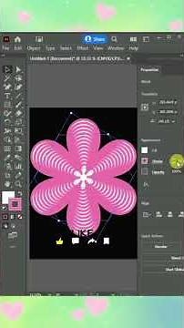 Seamless Pattern Design in Illustrator Made Easy #shorts #viral #shortsfeed #viral #illustrator