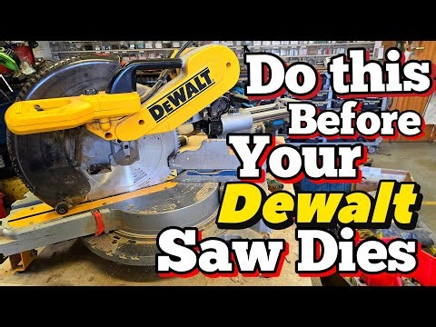 Essential maintenance to keep your Dewalt miter saw from burning out.