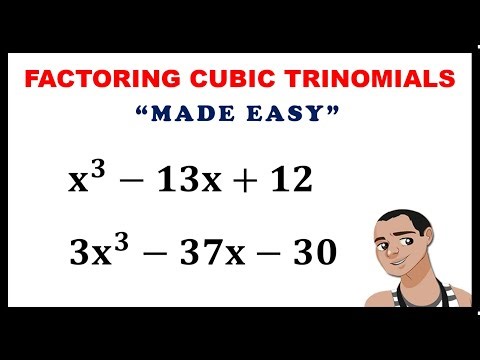 FACTORING CUBIC TRINOMIALS || MASE EASY