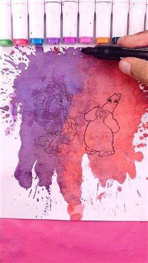 Lily lovebraids and chum chompkins couple color splash #lilylovebraids #poppyplaytime #prototype