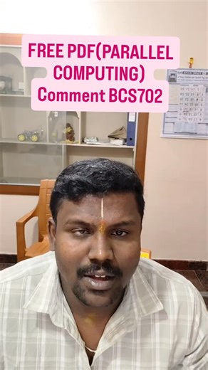 Hanumanthu on Instagram: "📚 VTU BCS702 Parallel Computing – FREE PDF ALERT! ✔️ All 5 Modules ✔️ Important Passing Questions ✔️ Exam-Oriented & Easy to Revise 💡 How to Get It? 👉 Follow us 👉 Comment BCS702 👉 Get FREE PDF access 💥 ⚡ Share with your friends & save this post! #VTUCommunity #searchcreators #trendingreels #vtu #VTUCBCS2025 #instagram #viralinstragram❤️"