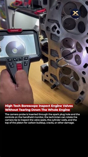 Engine Inspection Using High Tech Borescope