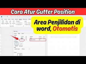 How to Set Gutter Position or Binding Area in MS Word