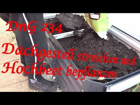 DnG 234 - Painting the roof frame and planting the raised bed - The Grill Junkie