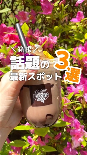 箱根で話題の最新スポット 3選 #shorts #箱根 #観光