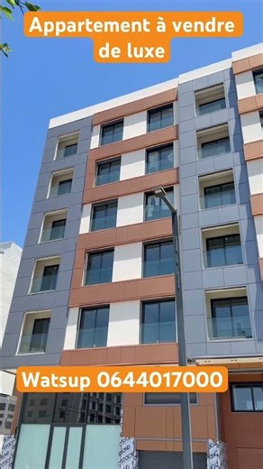 Appartement à vendre de luxe 3 chambres et salon +parling