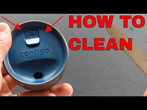 HOW TO CLEAN YOUR CONTIGO AUTO- SEAL TRAVEL MUG LID SO IT DOESN'T SMELL