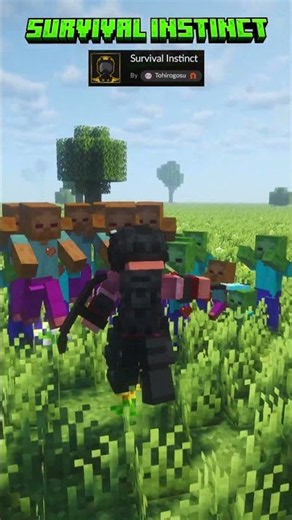 Minecraft Zombie Apocalypse Mods! #29 #shorts #minecraft