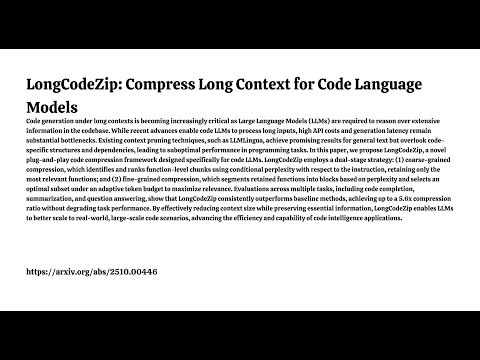 LongCodeZip: Compress Long Context for Code Language Models