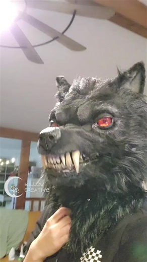 Finishing Touches on My Wolf Cosplay Fursuit