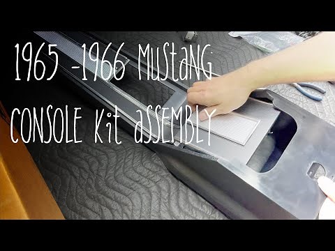 1965 -1966 Mustang Console Kit Assembly