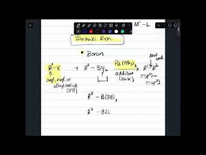 Chem 252 (Lecture 9 Part 1: Suzuki Cross-Coupling Reaction)