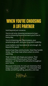 When you're choosing a life partner | Relationship guide