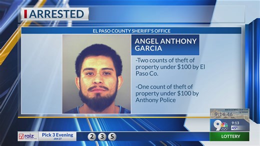 Man arrested for shoplifting spree at three West El Paso County travel centers