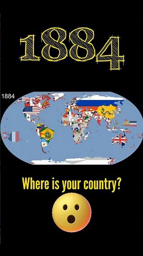 World map 2025 vs 1884 #geography #map