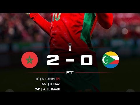 Morocco vs Comoros 2-0 extended match highlights and commentary | Football Insights Global