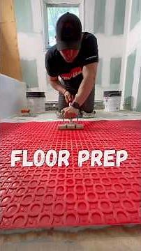 The SECRET to a PERFECT Uncoupling Membrane Install! #diy #construction #tools
