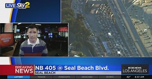 Motorcyclist killed in traffic crash on 405 Freeway in Seal Beach