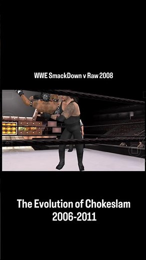 The Evolution of Chokeslam in WWE Smackdown v Raw PSP 2006-2011 | The Undertaker | Kane | Gameplay