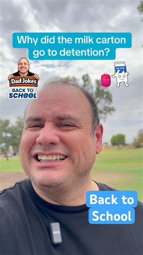Why did the milk carton go to detention? #dadjokes #backtoschool #school #cleanjokes #spreadjoy