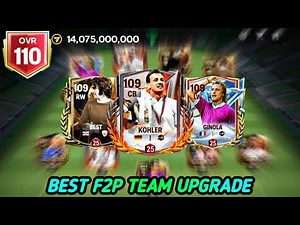 WE HAVE REACHED 110 OVR F2P IN FC MOBILE 25! THE HIGHEST OVR F2P TEAM IN FC MOBILE | FC MOBILE 25