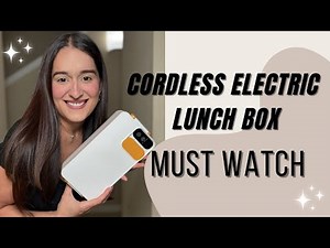 Best Cordless Electric Lunch Box 2025 | Portable Heated Food Warmer Review