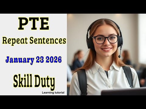 PTE Repeat Sentence Daily Drill | Improve Memory & Fluency