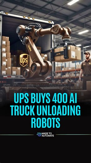 Made To Automate on Instagram: "UPS recently invested one hundred twenty million dollars in four hundred autonomous truck unloading robots, marking a major shift in how difficult logistics tasks are handled. This development demonstrates how large scale companies are accelerating automation to improve efficiency while reducing pressure on traditional labor intensive roles. These AI powered machines can scan, lift, sort, and move countless packages without stopping or slowing down. They eliminate