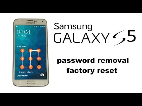 How to Unlock Samsung Galaxy S5 Password or Pattern