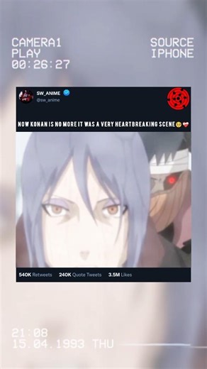 “Konan Death Scene 😢 | Obito vs Konan Full Fight | Naruto Shippuden Saddest Moment”#naruto #viral
