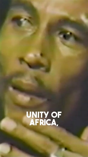 “Well [what] I feel ahead for I and I is the unity of Africa.” #bobmarley