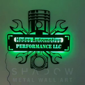 Custom Muscle Car Sign LED Metal Wall Art, Personalized Garage Decor, Car Enthusiast Gift, Muscle Car Room Decoration - Etsy