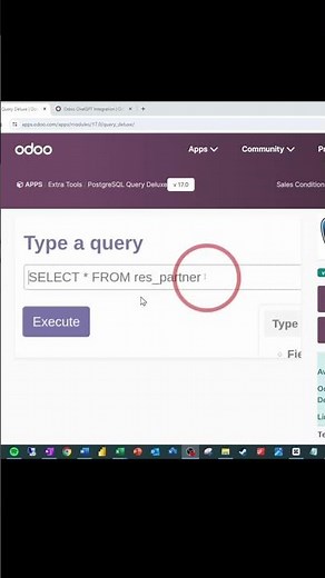 A Little More Black Magic in ODOO: SQL Select Queries (Free App)