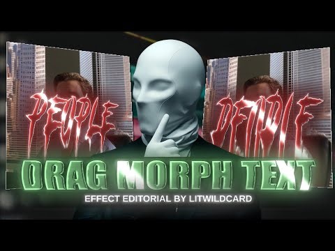 Drag Morph Text Effect | Friendly Tutorial