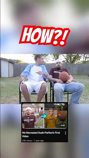 How We Recreated Dude Perfect's First Video
