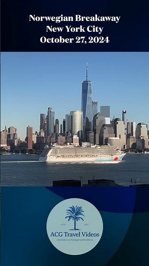 Norwegian Breakaway Sails from New York City - October 27, 2024