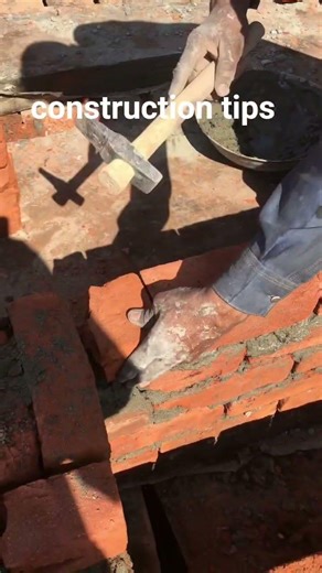 how to break and level bricks#shorts #welding