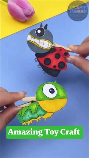 DIY Paper Toy Craft Easy Tutorial | Quick craft|| #shorts