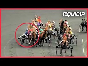 ACCIDENT DE SULKY A VINCENNES !