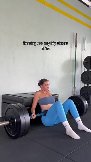 Hipthrust 1RM Testing Workout for Glute Growth