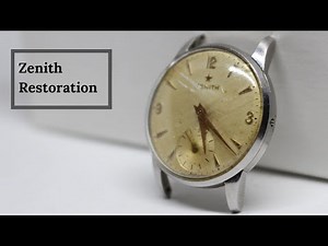 Zenith Restoration, Missing Crown and Rusted/Seized Stem