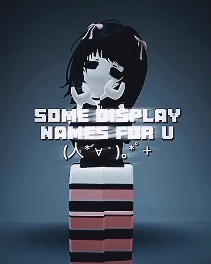 Cute Anime Roblox Display Names Ideas